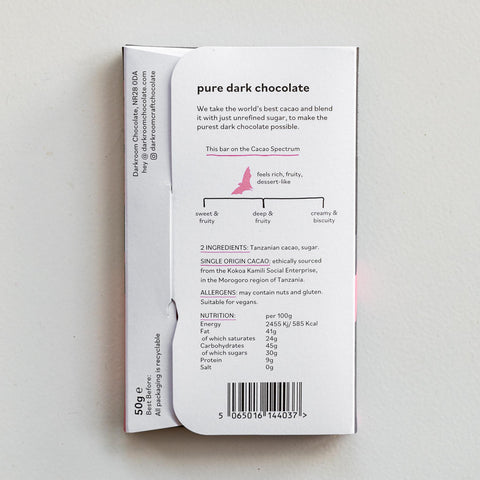 70% Tanzania Kokoa Kamili 50g Bar