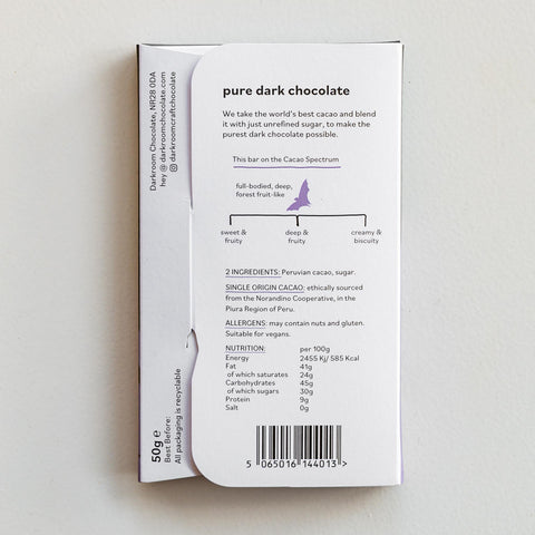 70% Peru Amazonas 50g Bar