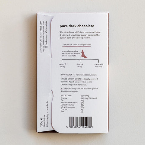 70% Honduras Apach 50g Bar