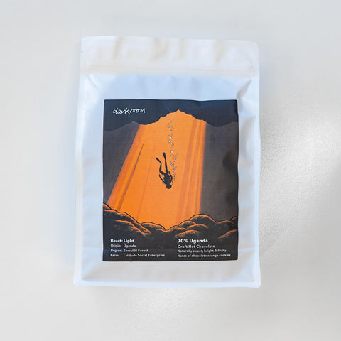 70% Uganda Hot Chocolate Flakes 200g