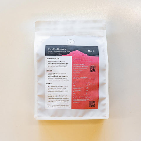 70% Tanzania Hot Chocolate Flakes 1 Kg