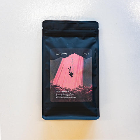 70% Tanzania Drinking Chocolate Flakes 1 Kg