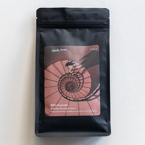 80% Grenada Hot Chocolate Flakes 200g