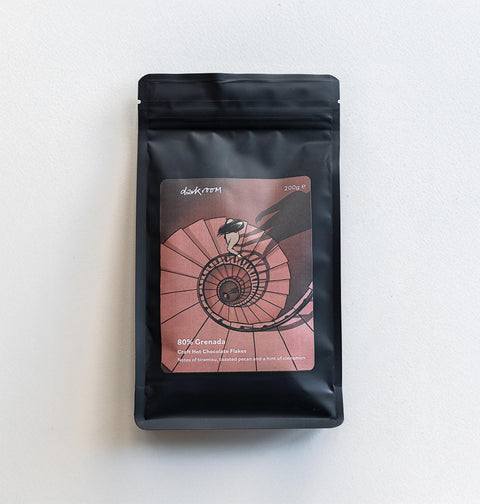 80% Grenada Hot Chocolate Flakes 200g