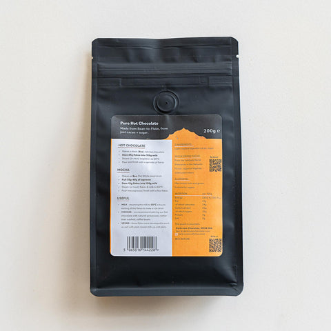 70% Uganda Hot Chocolate Flakes 200g