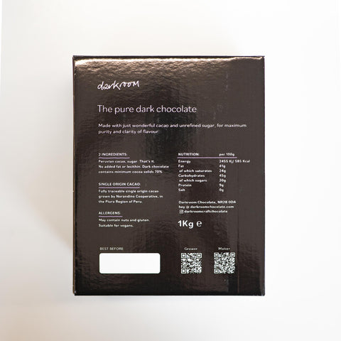 NEW 70% Peru Drinking Chocolate Flakes 1 Kg