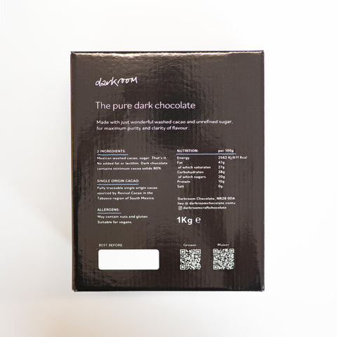 80% Mexico Lavado Drinking Chocolate Flakes 1 Kg